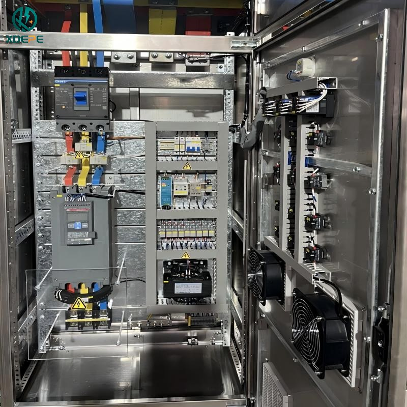 Panel de arranque de motor de acero inoxidable con arranque suave personalizado para equipos de minería