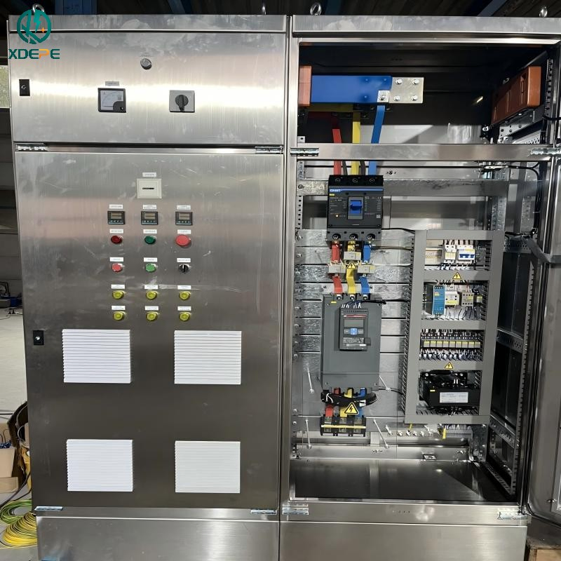 Panel de arranque de motor de acero inoxidable con arranque suave personalizado para equipos de minería