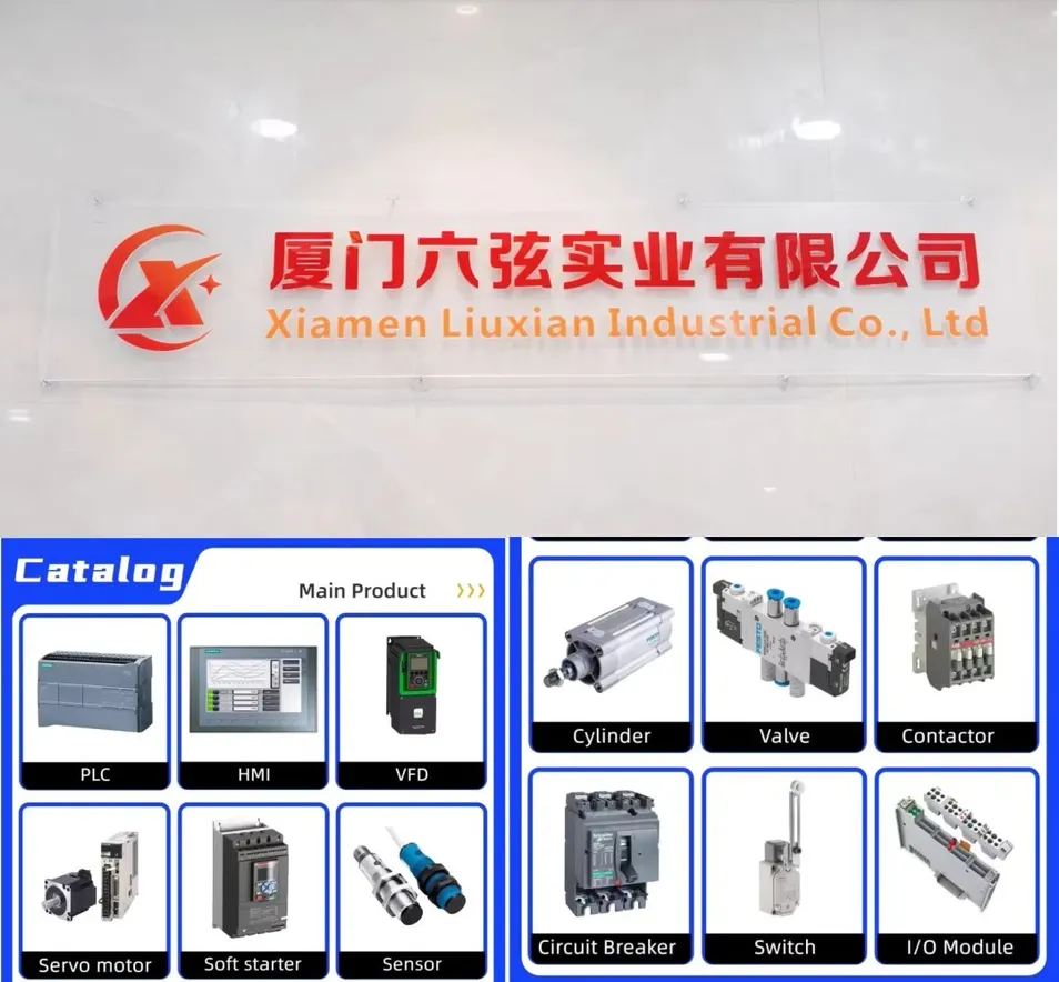 Componentes de automatización industrial y PLC