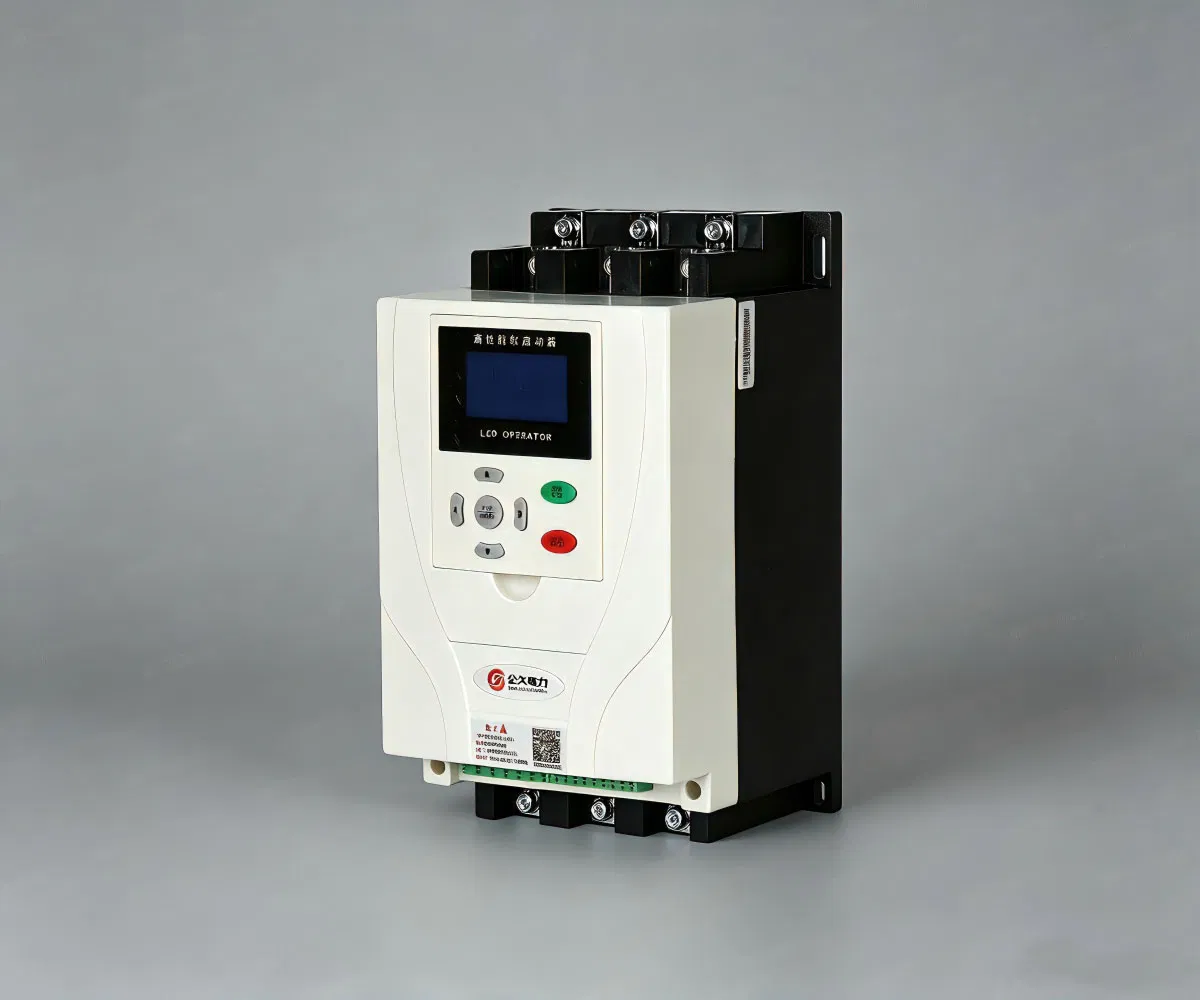 Arrancador Suave Externo de Alta Capacidad con Función de Limitación de Corriente y Parada Suave 30kw