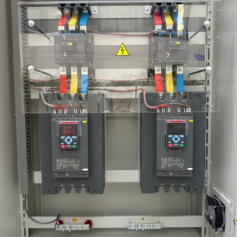 160kw Armario de Arrancador Suave de Motor de Alta Potencia para Bombas y Ventiladores Industriales