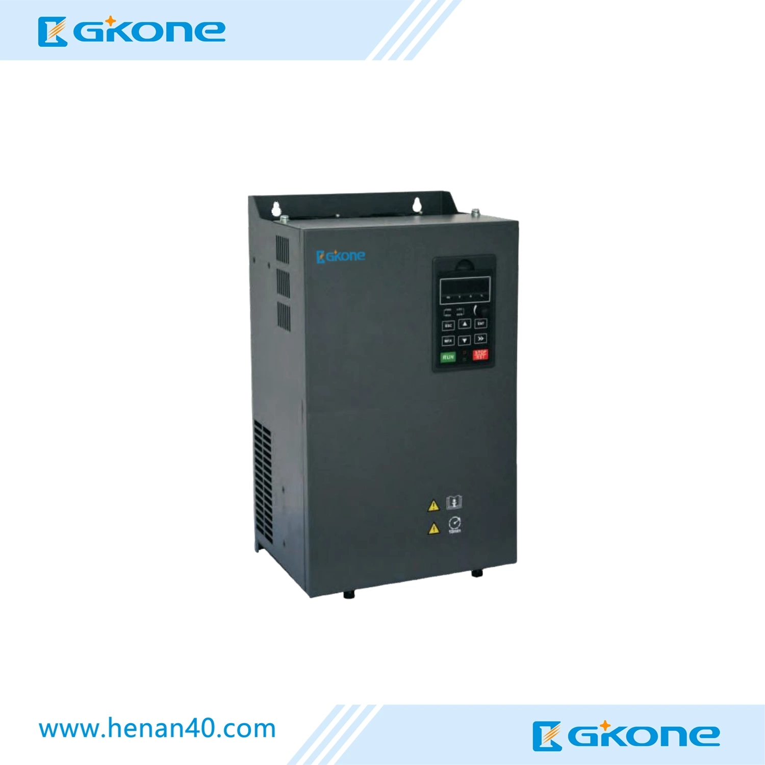 Certificado CE Fase Variador de Frecuencia Variable VFD/VSD Control de Vector de Bucle Abierto Gkone Inversor de Frecuencia 3 380V 11kw-90kw