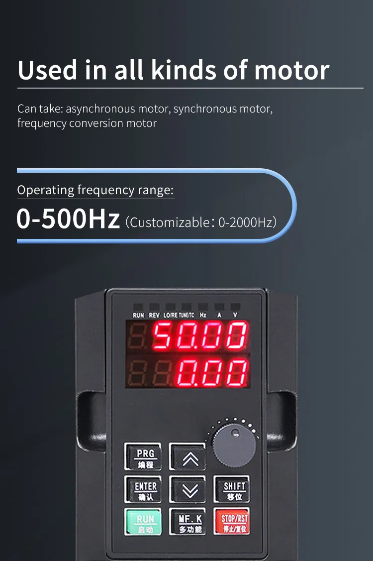 50/60Hz 3 Fase 380V 30K Inversor de Frecuencia Variable para Motor Eléctrico