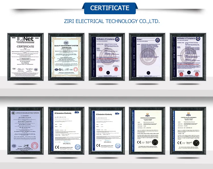 Certificados del Arrancador Suave
