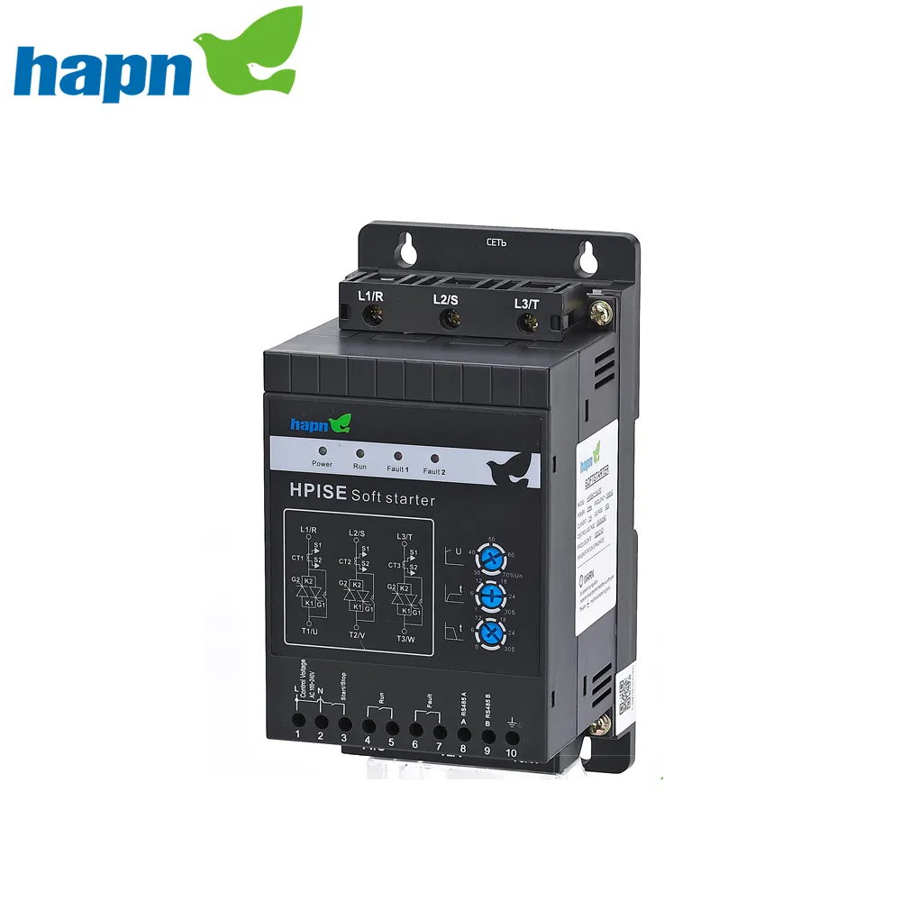 Hpise 0.75-75kw Economía de Motor de Baja Tensión Trifásico 380V Arrancador Suave