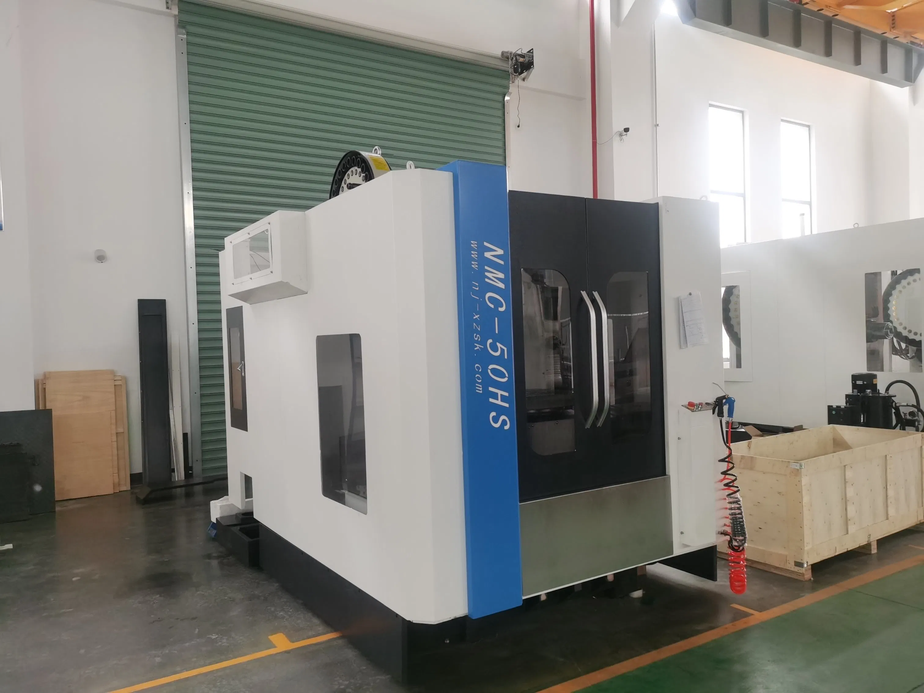 Centro de mecanizado horizontal de máquina de fresado CNC con motor servo de alta potencia