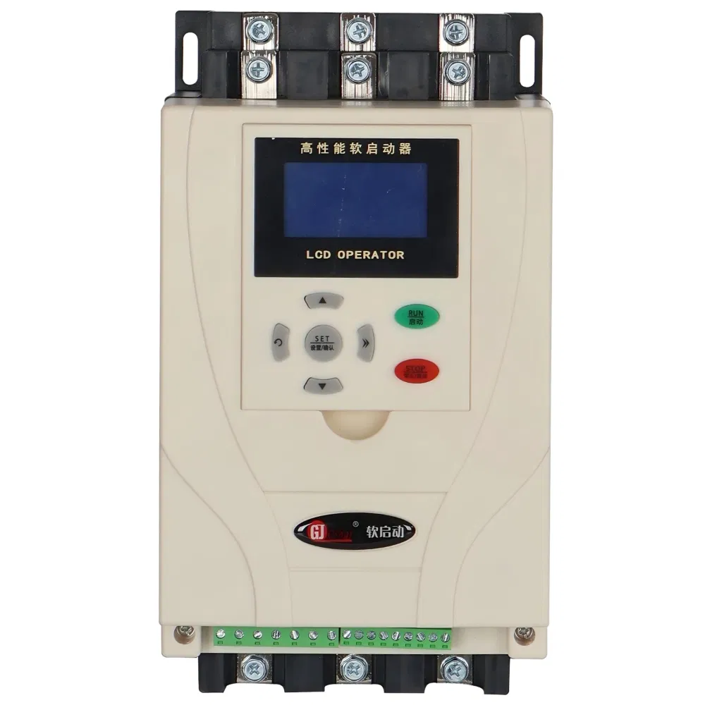 Arrancador Suave Externo de Alta Capacidad con Función de Limitación de Corriente y Parada Suave 30kw