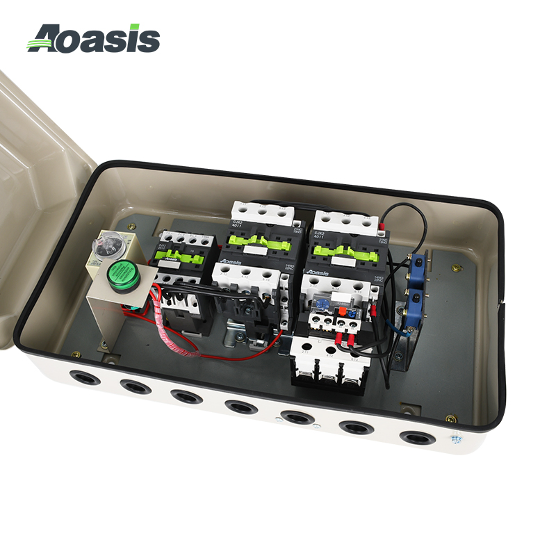 Arrancador de Voltaje Reducido Star Delta de Buena Calidad Aoasis Qjx2-09 LC3-D Serie 220V/380V 1kw con Caja de Metal