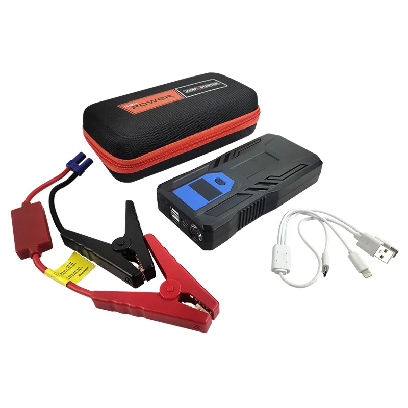 12000mAh Arrancador de coche de emergencia 6V 9V 12V 24V Batería portátil de voltaje