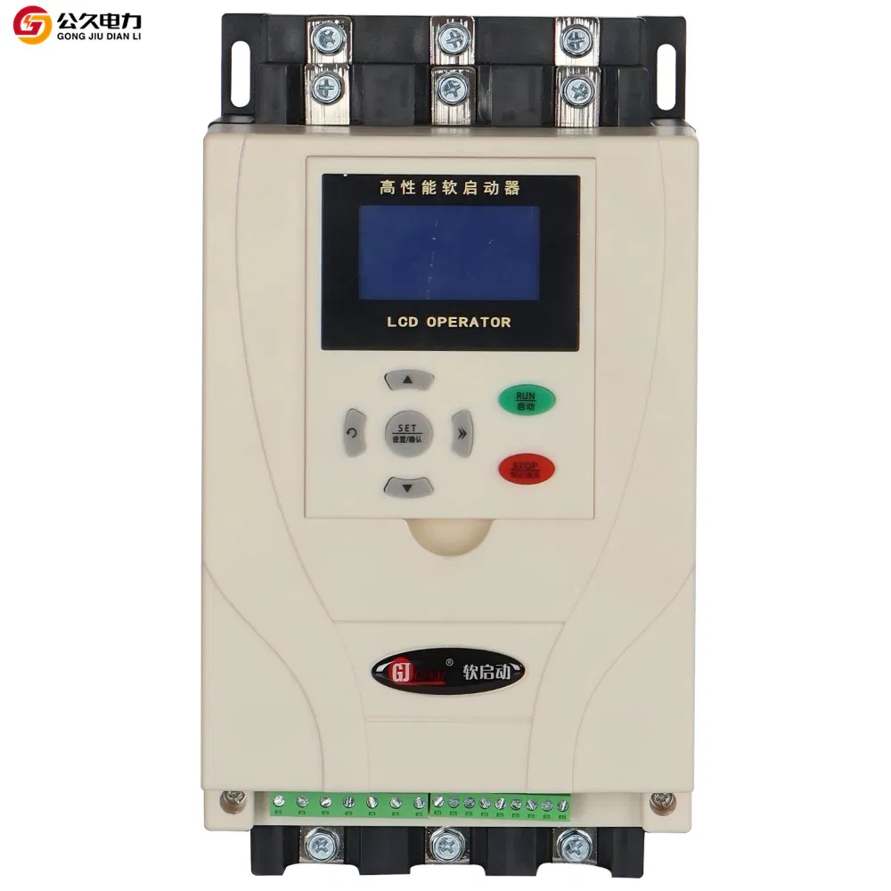 Arrancador Suave Externo de Alta Capacidad con Función de Limitación de Corriente y Parada Suave 30kw