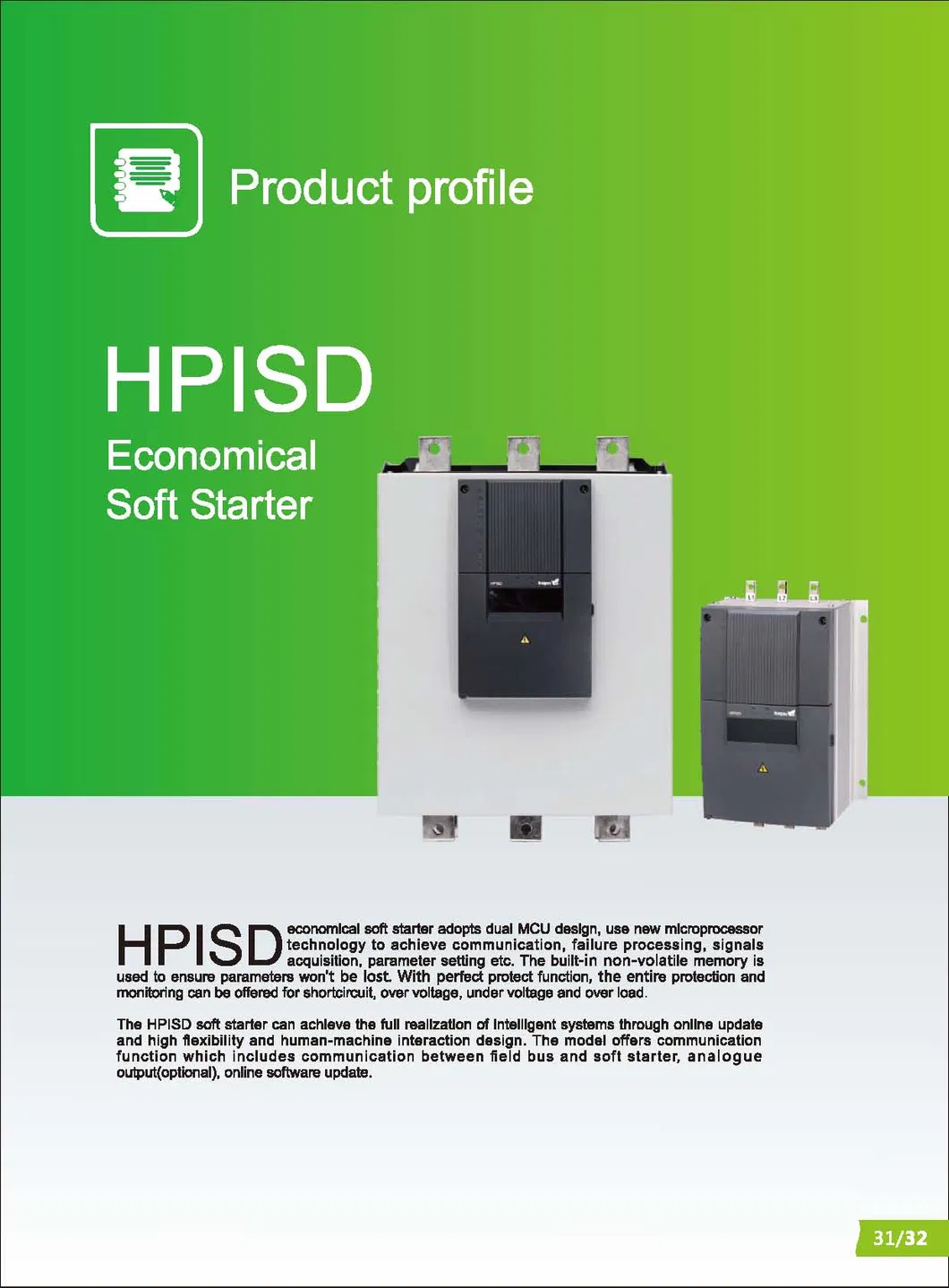 Arrancador Suave Digital para Motor AC Mini (HPISD)