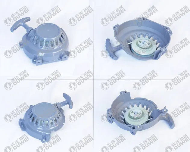 48fspring-Type Componentes de inicio para accesorios de motor de gasolina. Disco de arranque. Starter de tipo manual de tirón