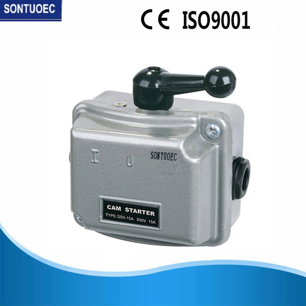 Interruptor de cambio manual QS5/Gz aislador de leva arrancador 15A a 100A I-O