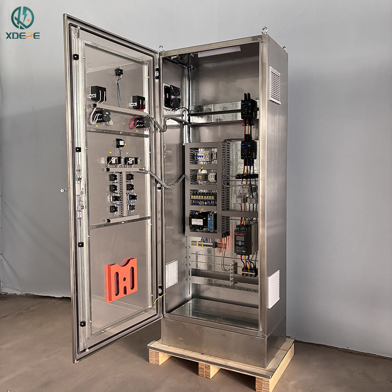 Tablero de arranque suave prefabricado para motor de gabinete de potencia para estación de bombeo de aguas pluviales