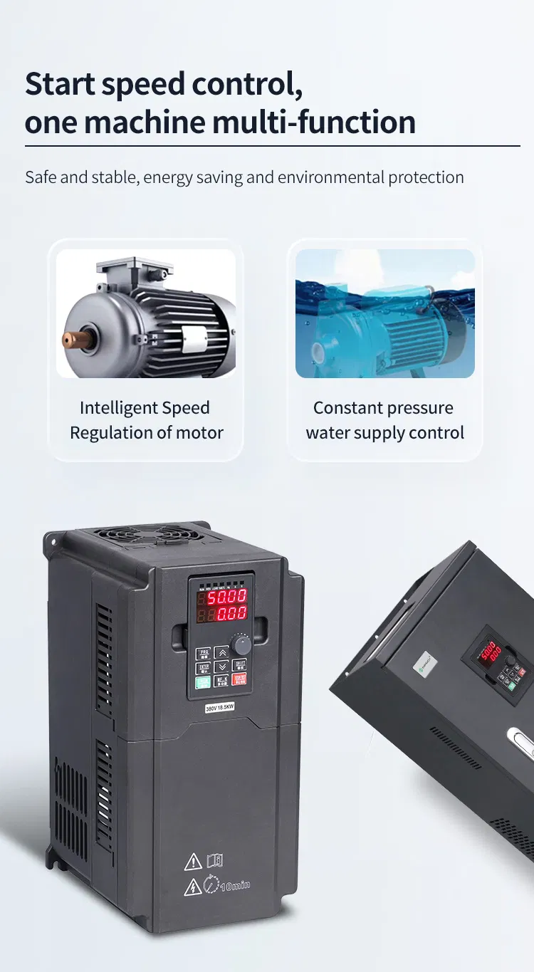 50/60Hz 3 Fase 380V 30K Inversor de Frecuencia Variable para Motor Eléctrico
