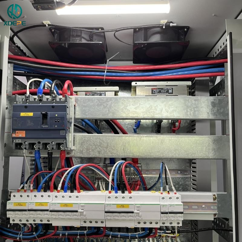 Gabinete de control de arrancador suave modular para sistema de conmutación para operación de motor de bomba