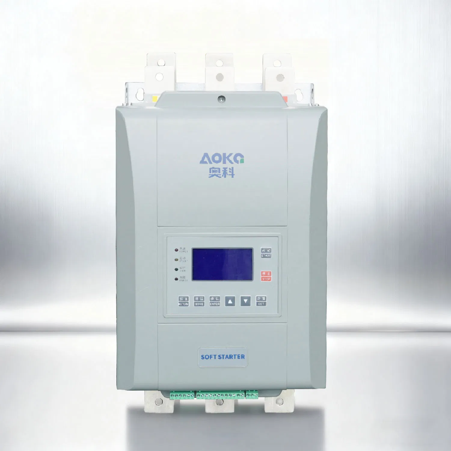 Certificado ISO 15-90kw Estándar Arrancador Suave de Baja Tensión para Control de Velocidad de Motor de Alta Carga