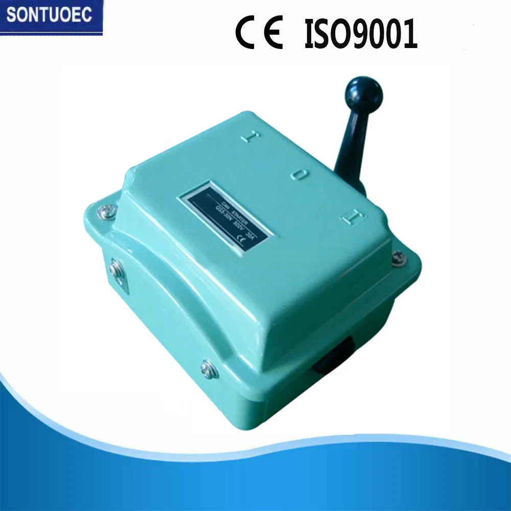 Interruptor de cambio manual QS5/Gz aislador de leva arrancador 15A a 100A I-O