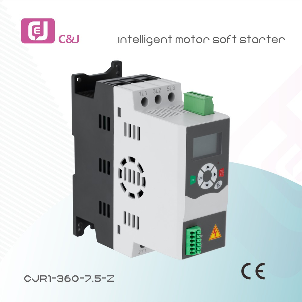 Precio de fábrica Cjr1-360-7.5-Z 7.5kw Inversor de tipo inteligente de armario de arranque suave