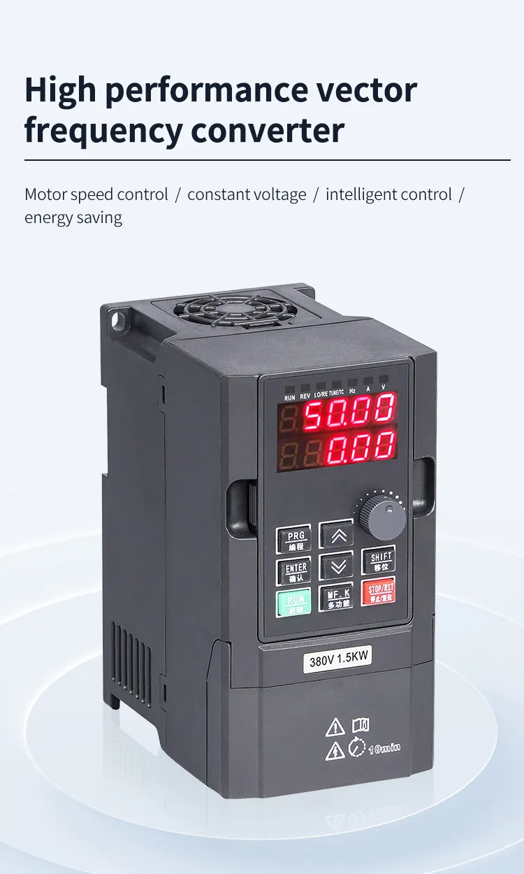 50/60Hz 3 Fase 380V 30K Inversor de Frecuencia Variable para Motor Eléctrico