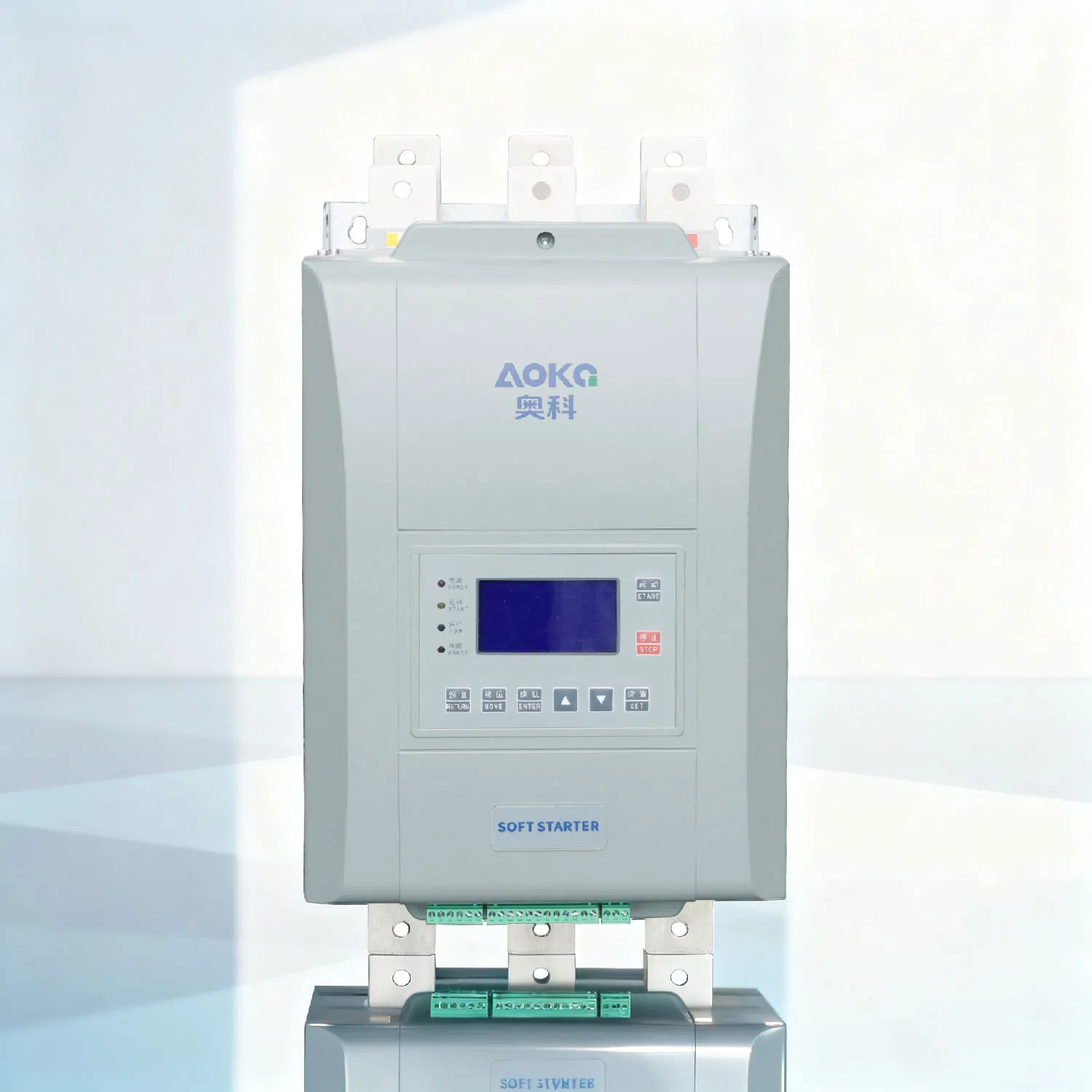 Certificado ISO 15-90kw Estándar Arrancador Suave de Baja Tensión para Control de Velocidad de Motor de Alta Carga