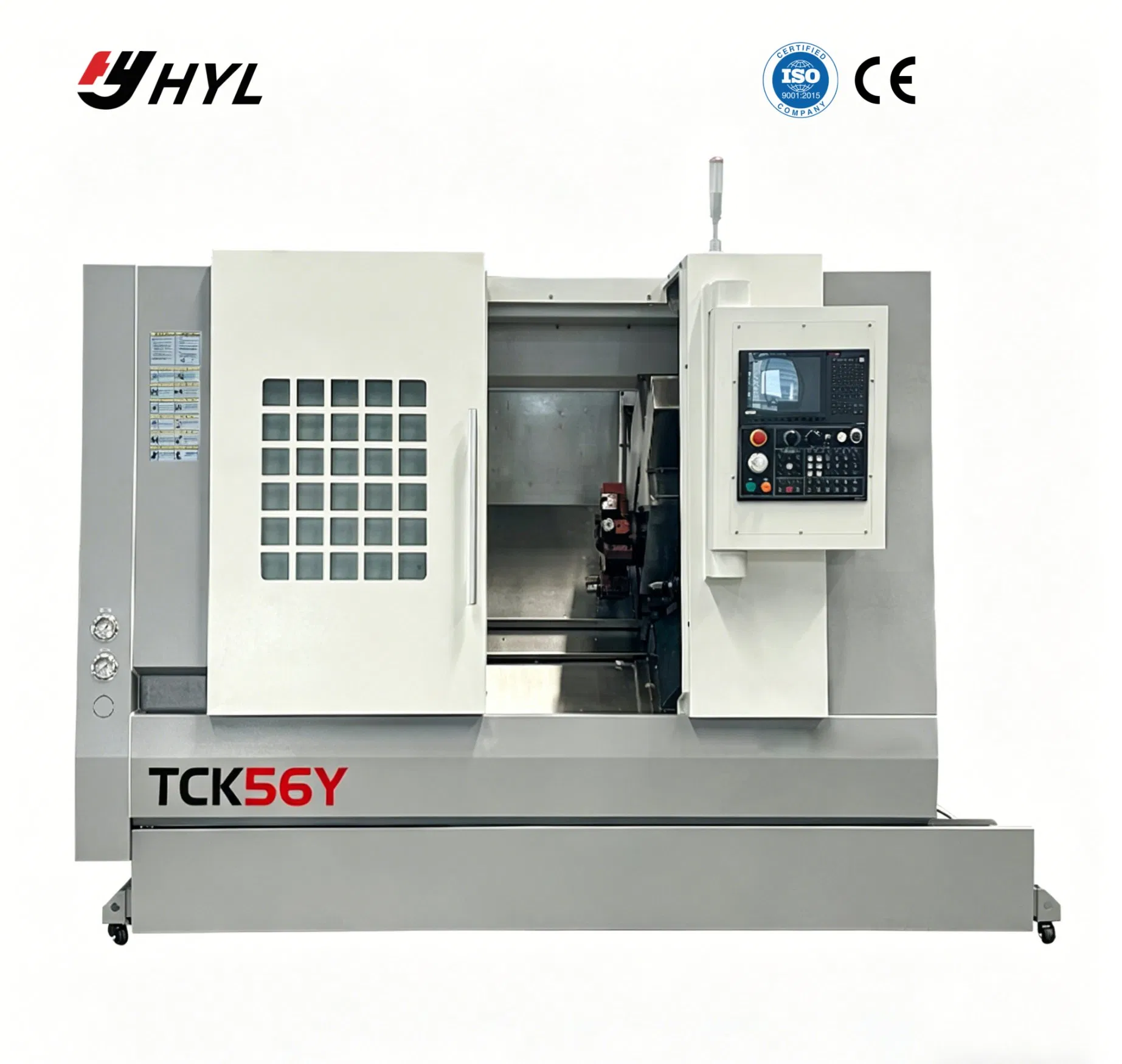 Tck56y Centro de Torneado y Fresado CNC Reemplazar Un Torno CNC y Un Vmc Ahorrar Costos y 50 Porcentaje de Espacio en Piso