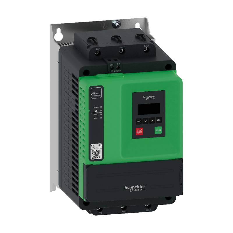 Arrancador suave de voltaje reducido industrial Schneider ATS430D62S6 con alta corriente de arranque para trituradoras