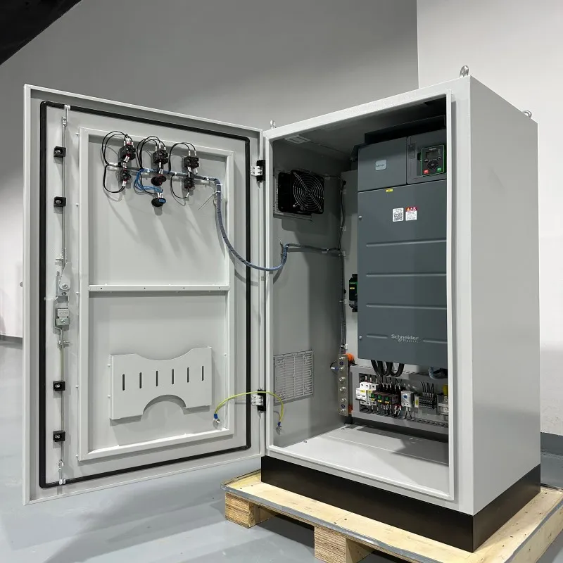 Gabinete de Control de Frecuencia Variable 380V Panel de Control de Frecuencia de Bomba de Agua