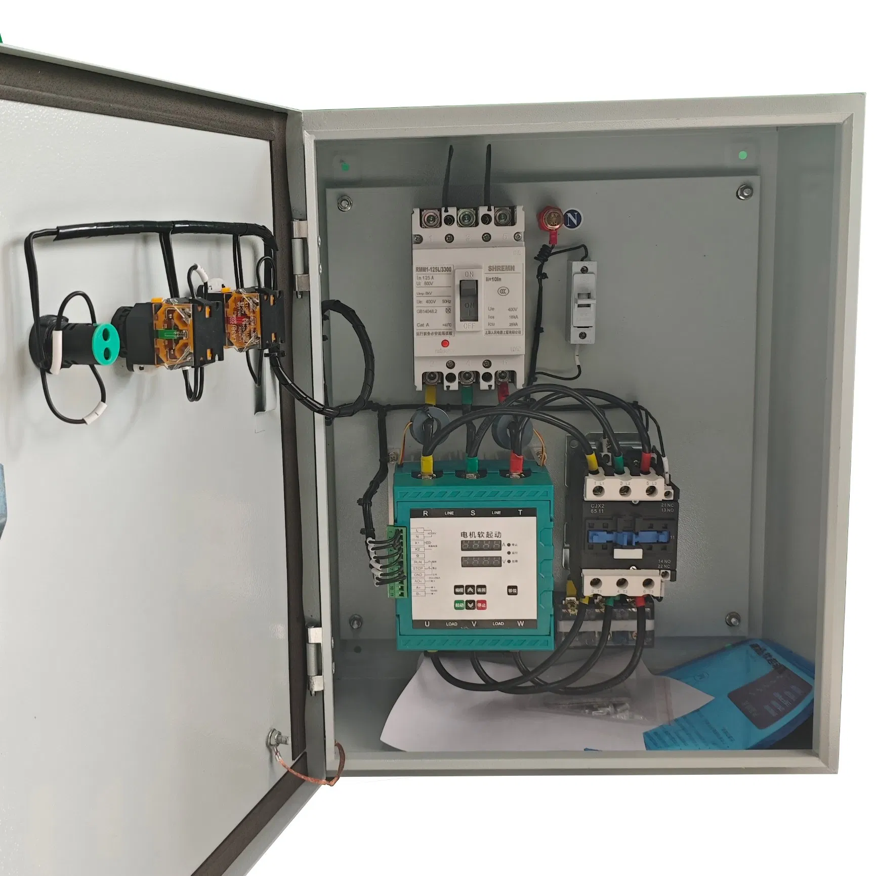 Solución Completa: 45kw Armario de Arranque Suave y Armario de Bypass Correspondiente