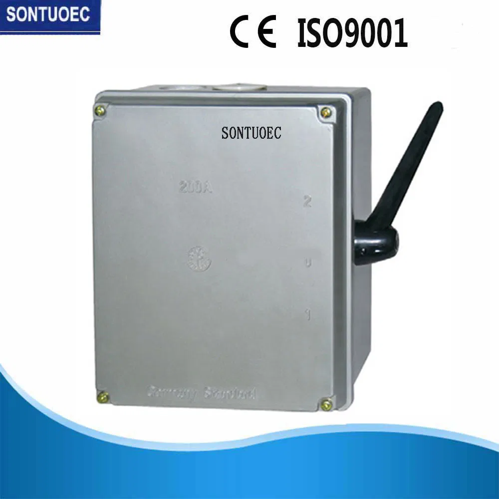Interruptor de cambio manual QS5/Gz aislador de leva arrancador 15A a 100A I-O