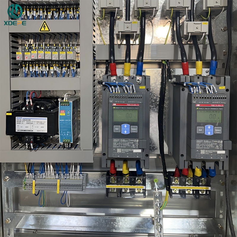 Panel de Control de Motor con Arrancador Suave Integrado para Bomba de Agua