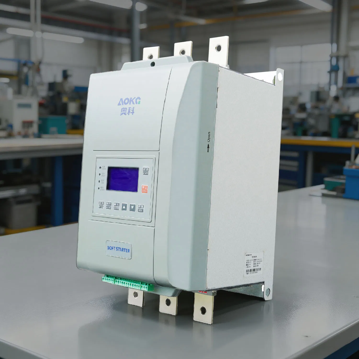 Arrancador Suave Industrial 55kw para Ventiladores de Enfriamiento de Plantas de Energía con Control Digital Avanzado y Protección
