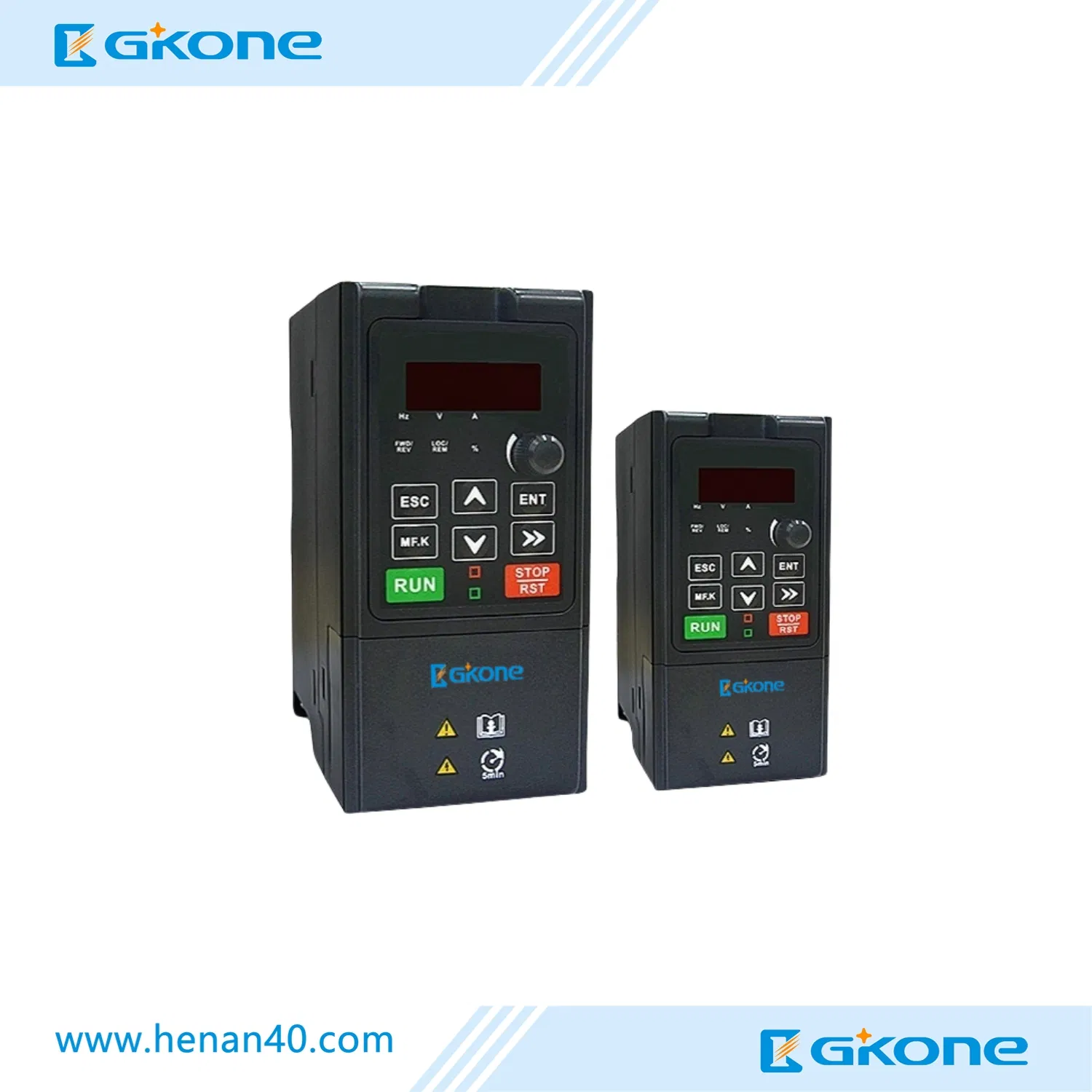 Certificado CE Fase Variador de Frecuencia Variable VFD/VSD Control de Vector de Bucle Abierto Gkone Inversor de Frecuencia 3 380V 11kw-90kw