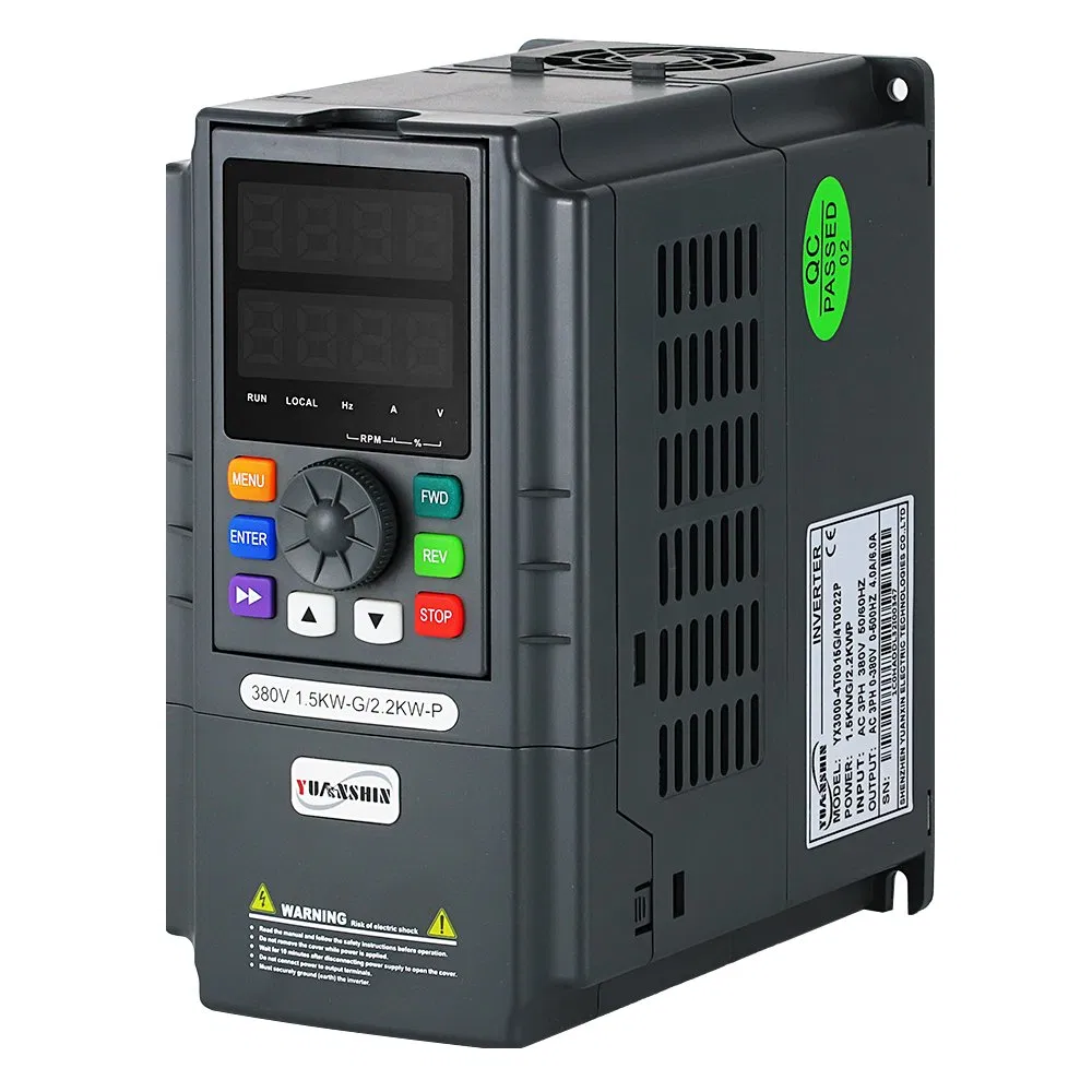 Control de Vector Certificado CE 220V 380V Variador de Frecuencia de Fase Única y Trifásica