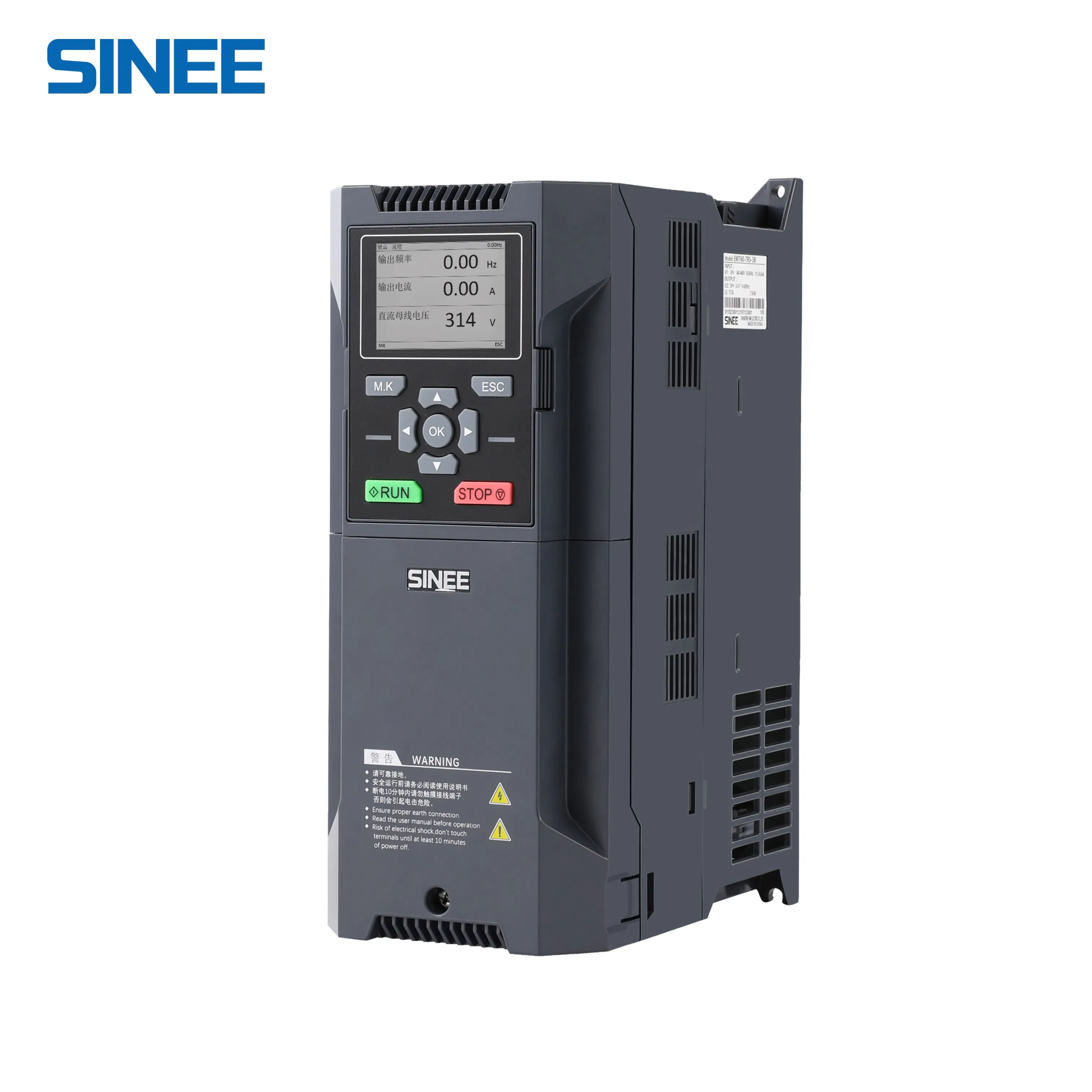 Aprobado por CE ISO 4kw 5.5kw 7.5kw Variadores VFD 380V-440V 3 Fase Variadores de Frecuencia Variable AC Inversor para Tratamiento de Agua