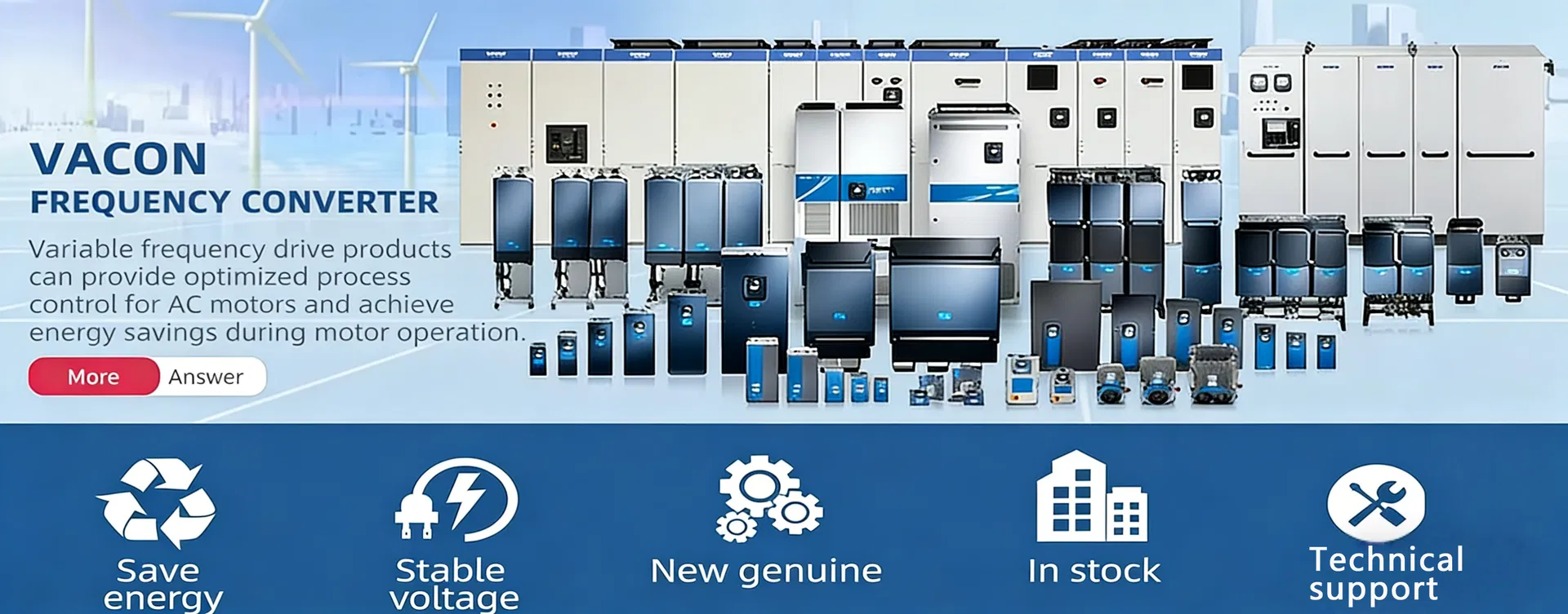 Inversor Trifásico Vacon NXP00346 525-690V 30kw