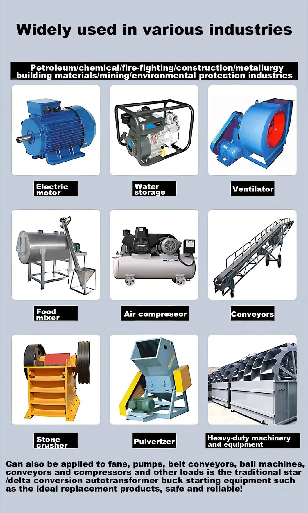 Arrancador suave de control de motor en línea de alta resistencia 45kw con función de protección
