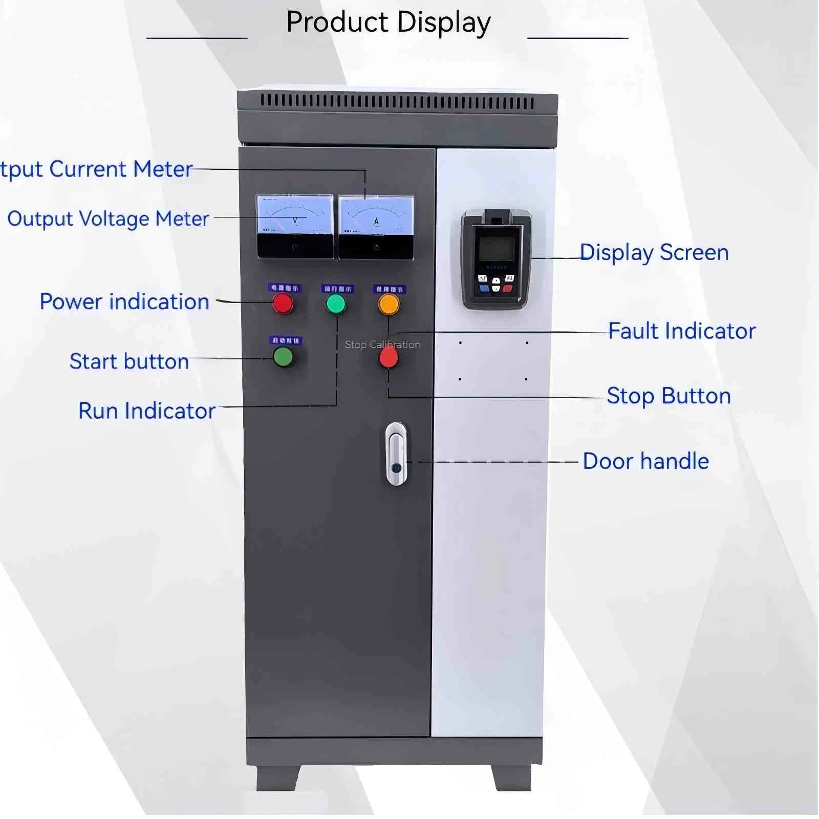 Armario de Control de Arranque de Motor 380V/480V/660V, Profesional con PLC y SCR (Aprobado por CCC)