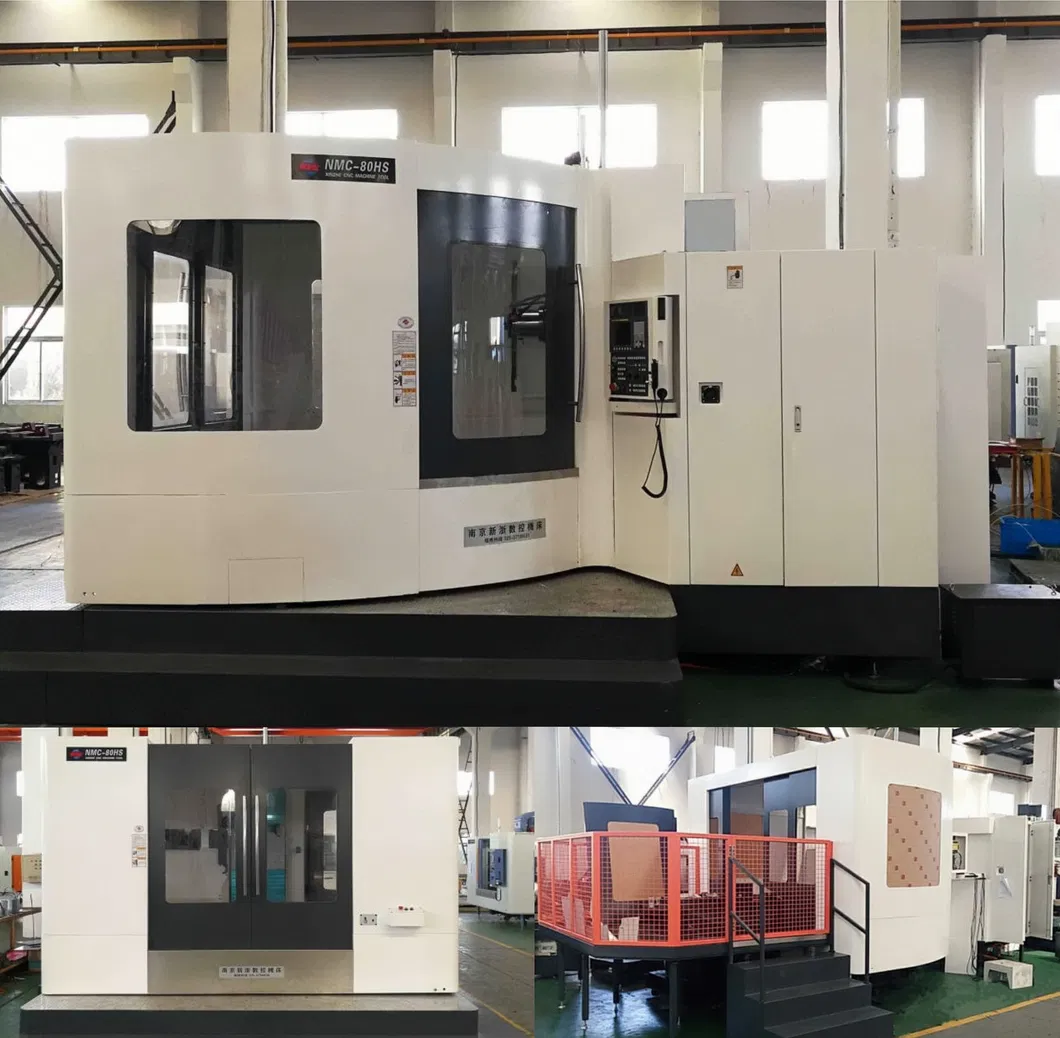 Centro de mecanizado horizontal de máquina de fresado CNC con motor servo de alta potencia