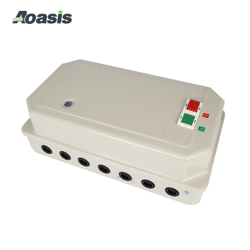 Arrancador de Voltaje Reducido Star Delta de Buena Calidad Aoasis Qjx2-09 LC3-D Serie 220V/380V 1kw con Caja de Metal