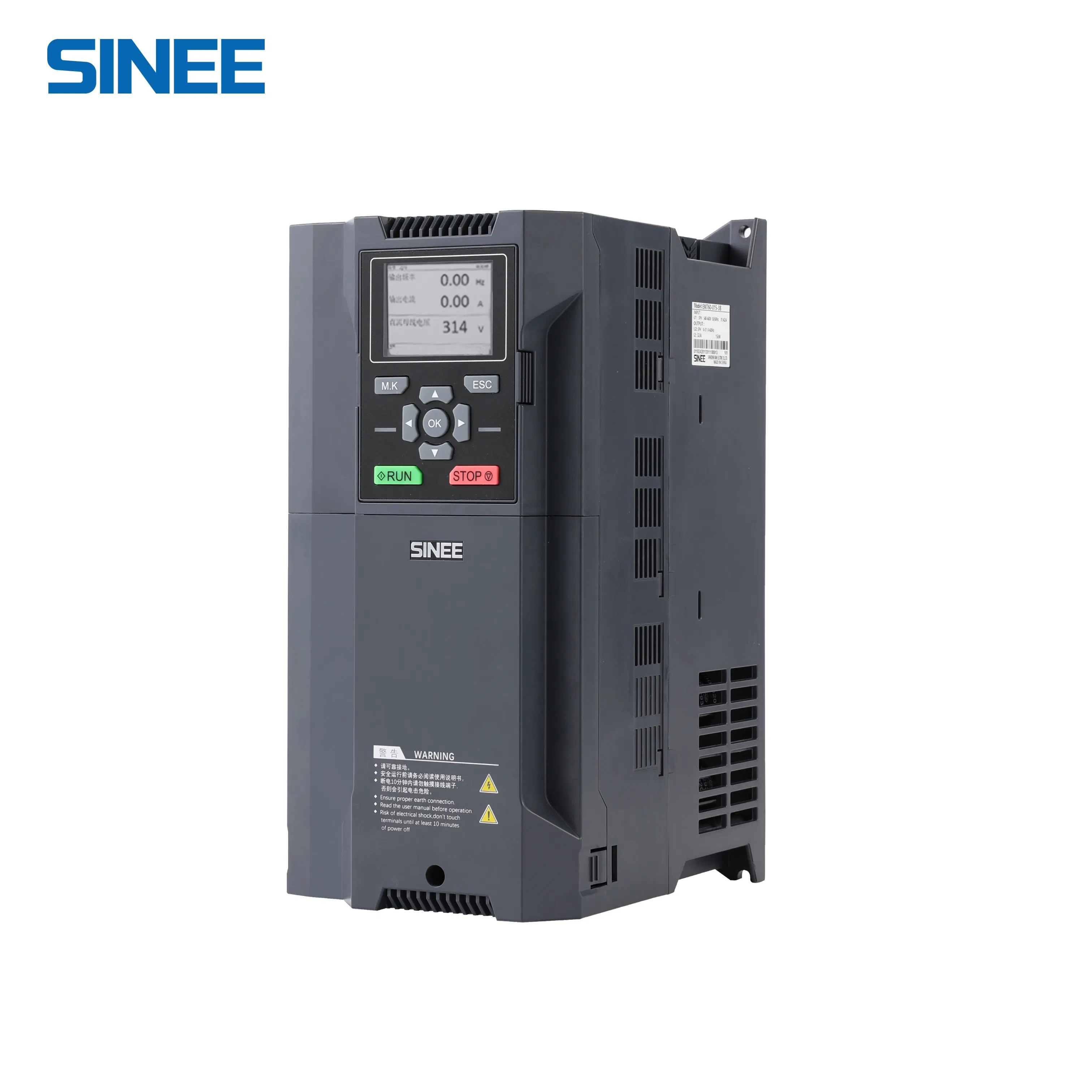 Bucle Cerrado 3 Fase VFD 0.75kw a 800kw Inversor VFD de Elevación Controlador de Frecuencia de Corriente Alterna Variador de Frecuencia Convertidor de Frecuencia Inversor para Control de Velocidad del Motor