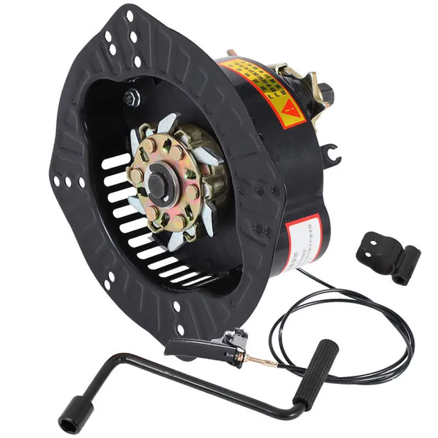 Es un arrancador de manivela para motor diésel, sistema de arranque manual fácil