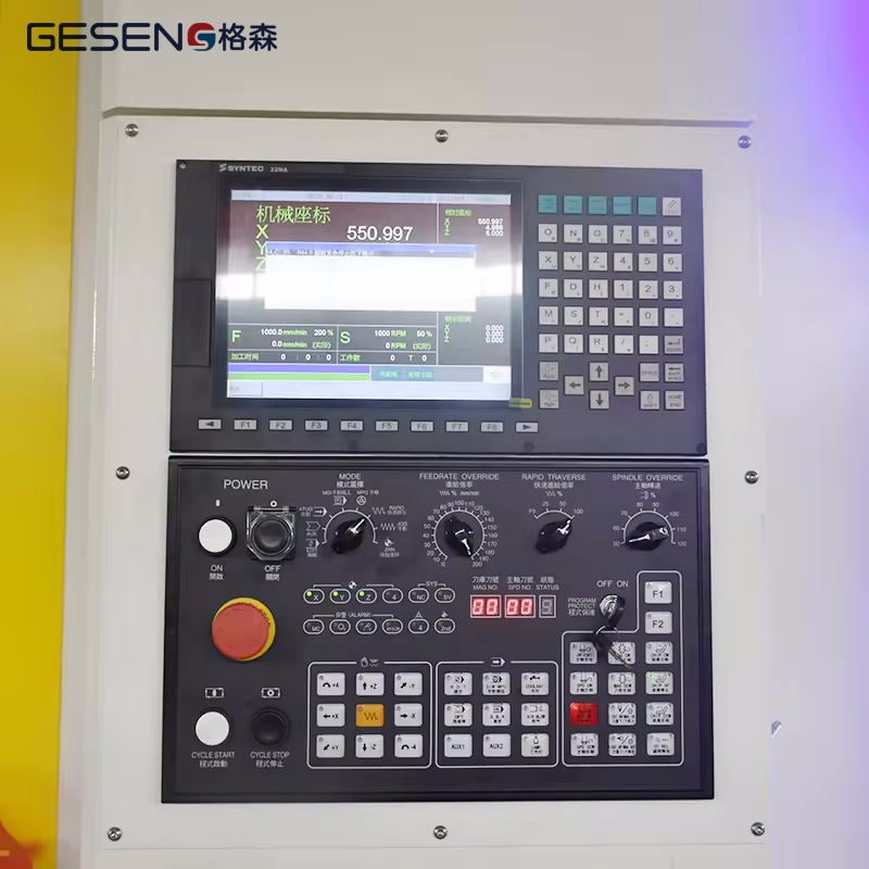 Torno Vertical CNC 3 Centro de Fresado y Perforación Usado para Operaciones Industriales de Alta Carga