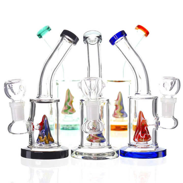 China Wholesale 6" Worked Pyramid Vaporizer Grinder Lighters Hookah Shisha