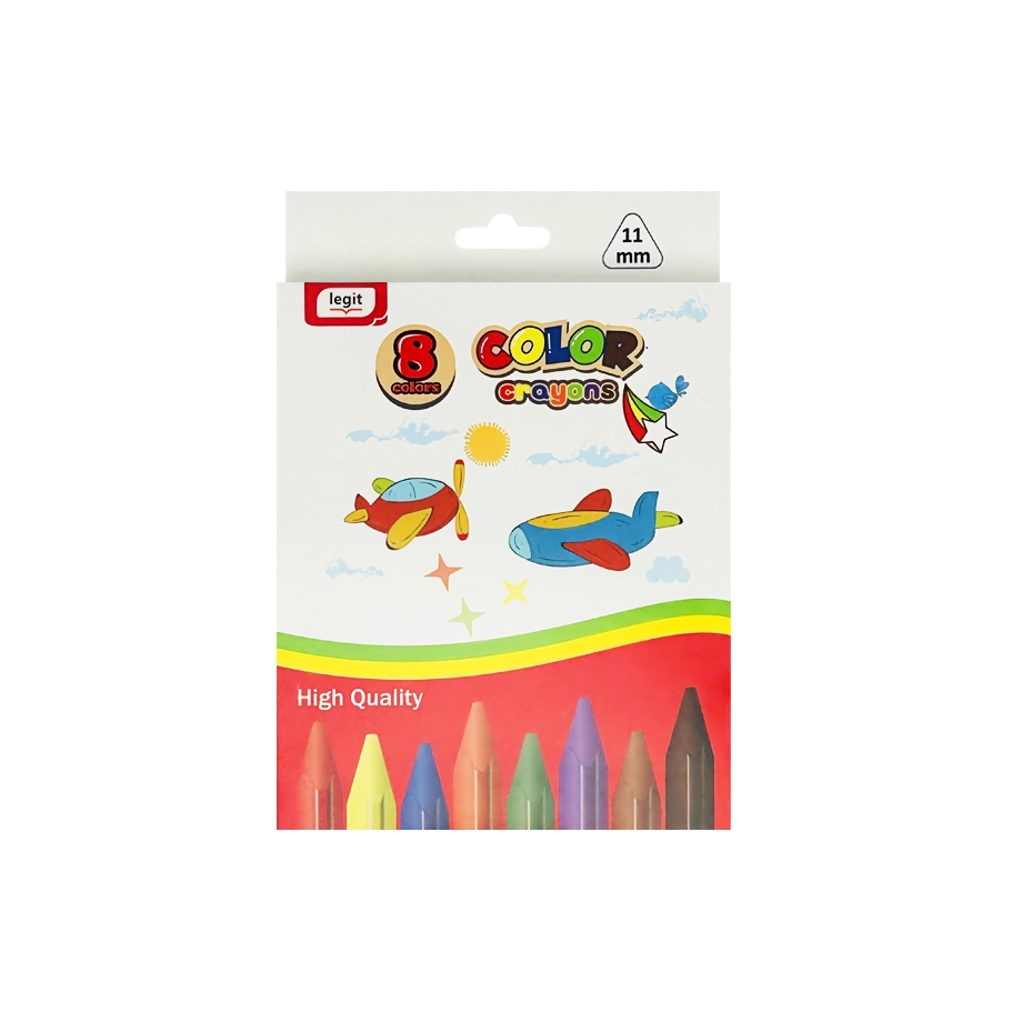 12 Colors Triangle Wax Crayons for Inspiring Kids' Art Creations