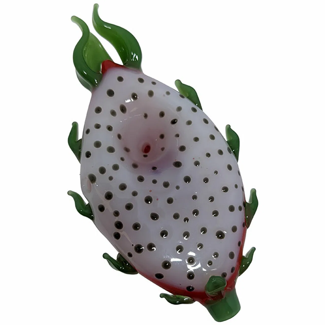 5" High Grade Dragon Fruit Hand Pipe Glass Smoking Pipe Lighter Vaporizer