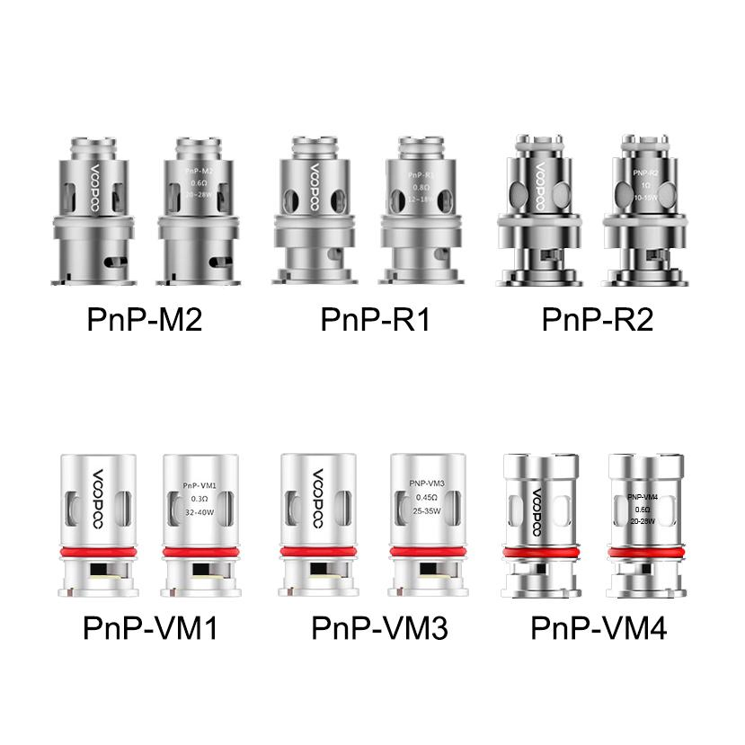 Voopoo PNP Mesh Coil Vm1 Vm3 Vm4 Vm5 Vm6 R2 M1 TM1 Rba Tr1 for The Voopoo Vinci R/Vinci/Drag S/Drag X Mod Pod Vape Kit Coil