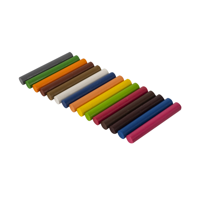 Triangle-Shaped Crayons - Colorful Hexagon Wax Crayons for Kids