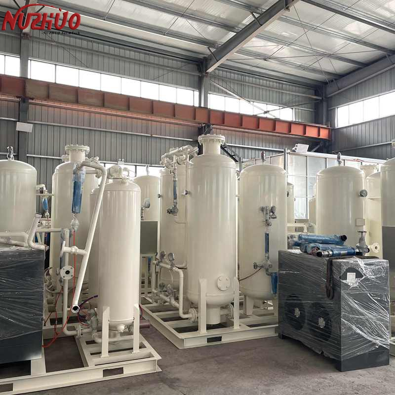 Nuzhuo High Flow Oxygen Device with Air Compressor Planta De Oxigeno