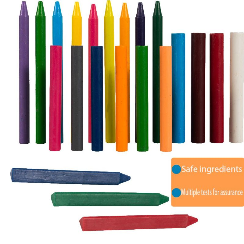Hot-Selling Toddler-Friendly 3CT Triangle Shape Mini Wax Crayon for School Children